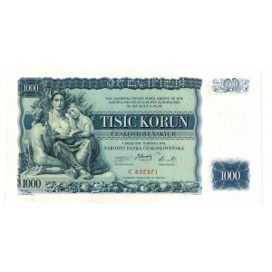 Czechosłowacja, 1000 koron 1934