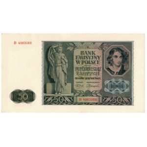 Generalne Gubernatorstwo, 50 złotych 1941 B