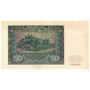 Allgemeiner Staat, 50 Zloty 1941 B