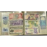 Lot of 101 world banknotes