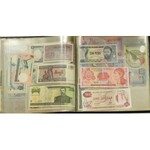 Lot of 101 world banknotes