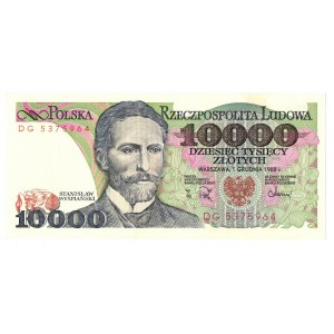 PRL, 10 000 złotych 1988 DG