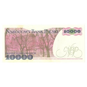 PRL, 10 000 złotych 1988 DG