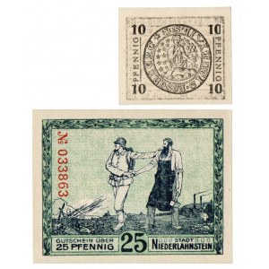 Niemcy, zestaw dwóch notgeldów