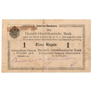 Nimiecka Afryka Wschodnia - zestaw 2 egzemplarze 1 Rupia 1916