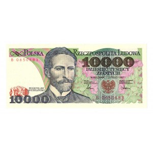 PRL 10 000 złotych 1987 B