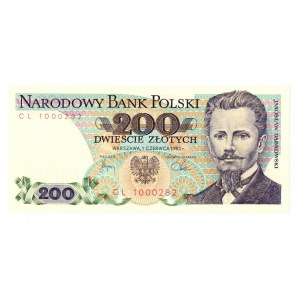PRL, 200 złotych 1982 CL