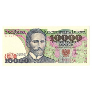 PRL, 10 000 złotych 1987 H