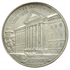 Estonia, 2 krooni 1932 - Uniwersytet w Tartu
