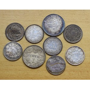 Germany, set silver coins