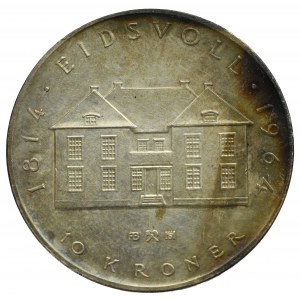 Norway, 10 kroner 1964