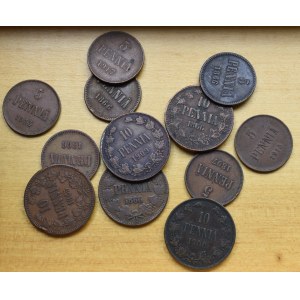 Rosyjska okupacja Finlandii, zestaw monet