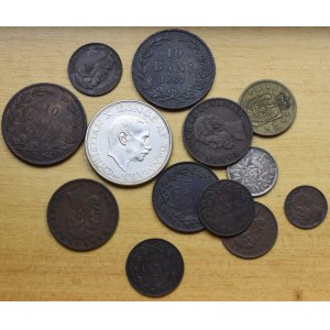 Romania, Denmark, set of coins