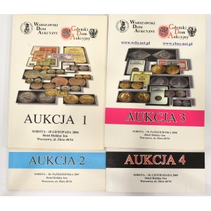 Katalog aukcyjny, WDA-GDA aukcja 1,2,3,4