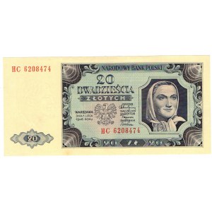 PRL, 20 złotych 1948 HC