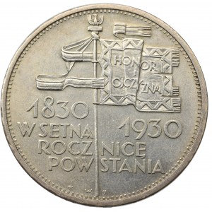 II Rzeczpospolita, 5 złotych 1930 Sztandar - wyśmienity