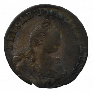 Russische Besetzung von Preußen, Elisabeth, 3 Pfennige 1761, Königsberg - ARGENTEA