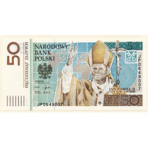 III RP, 50 złotych 2006 Jan Paweł II