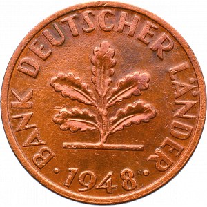 Niemcy, 1 pfennig 1948