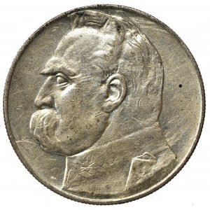 II Rzeczpospolita, 10 złotych 1936 Piłsudski