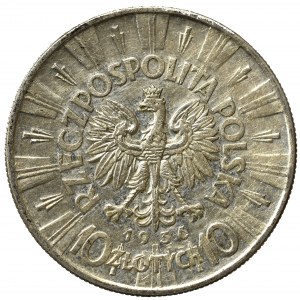 II Rzeczpospolita, 10 złotych 1936 Piłsudski