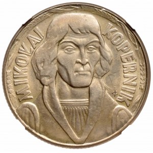 PRL, 10 złotych 1965 Kopernik - NGC MS65 - Duch - rzadkość