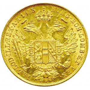 Austria-Hungary, Franz Joseph, Ducat 1855, Vienna