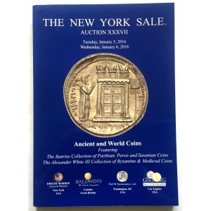 Katalog aukcyjny, THE NEW YORK SALE XXXVII/2016 r - bardzo rzadkie i ciekawe, monety polskie