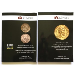 Katalogi aukcyjne, Künker 301/2018 r i Künker 304/2018 r