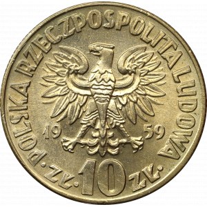 PRL, 10 złotych 1959 Kopernik