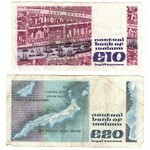 Irlandia, zestaw 85 Funtów w 12 banknotach