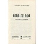 BOBKOWSKI Andrzej - Coco de oro [wydanie pierwsze Paryż 1970]