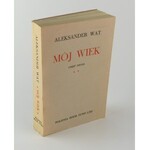 WAT Aleksander - Mój wiek. Pamiętnik mówiony [wydanie pierwsze Londyn 1977]