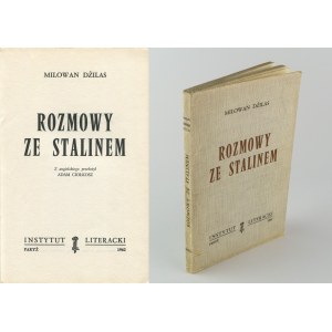 DŻILAS Milowan - Rozmowy ze Stalinem [Paryż 1962]