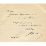 BRZECHWA Jan - Oblicza zmyślone. Poezje [1926] [AUTOGRAF I DEDYKACJA AUTORA]