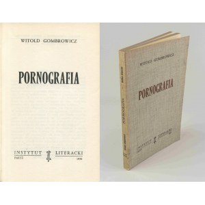 GOMBROWICZ Witold - Pornografia [Paryż 1970]