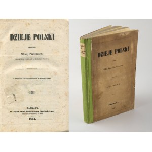 PAWLISZCZEW Mikołaj - Dzieje Polski z obrazem chronograficznym i mapą [1844]