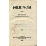PAWLISZCZEW Mikołaj - Dzieje Polski z obrazem chronograficznym i mapą [1844]