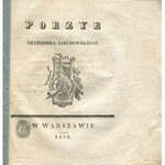 JAKUBOWSKI Franciszek - Poezye [1831]