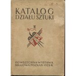Powszechna Wystawa Krajowa w Poznaniu 1929 r. Katalog działu sztuki