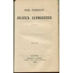 SŁOWACKI Juliusz - Pisma pośmiertne. Tom I-III [1866]