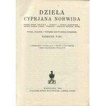 NORWID Cyprian Kamil - Dzieła [1934] [oprawa wydawnicza]
