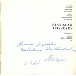 TEISSEYRE Stanisław - Malarstwo. Katalog wystawy 1967 [AUTOGRAF I DEDYKACJA ARTYSTY]