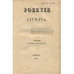 (GORECKI Antoni) - Poezyie Litwina [Paryż 1834]