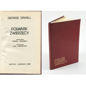 ORWELL George - Folwark zwierzęcy [1985] [il. Jan Lebenstein]