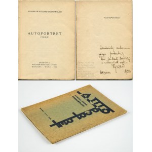 DOBROWOLSKI Ryszard Stanisław - Autoportret [wydanie pierwsze 1932] [DEDYKACJA I AUTOGRAF AUTORA]
