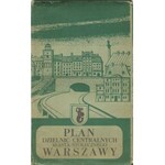 Plan of the central districts of the capital city of Warsaw [1955].