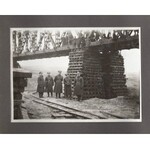 [Fotoalbum] Wiederaufbau der Eisenbahnlinien nach den Zerstörungen des Ersten Krieges [1920er Jahre].