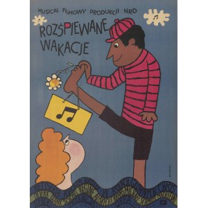 plakat BUTENKO Bohdan - Rozśpiewane wakacje [1968]