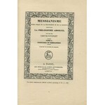 [filozofia] HOENE-WROŃSKI Józef - Prodrom mesjanizmu albo filozofji absolutnej [1921]